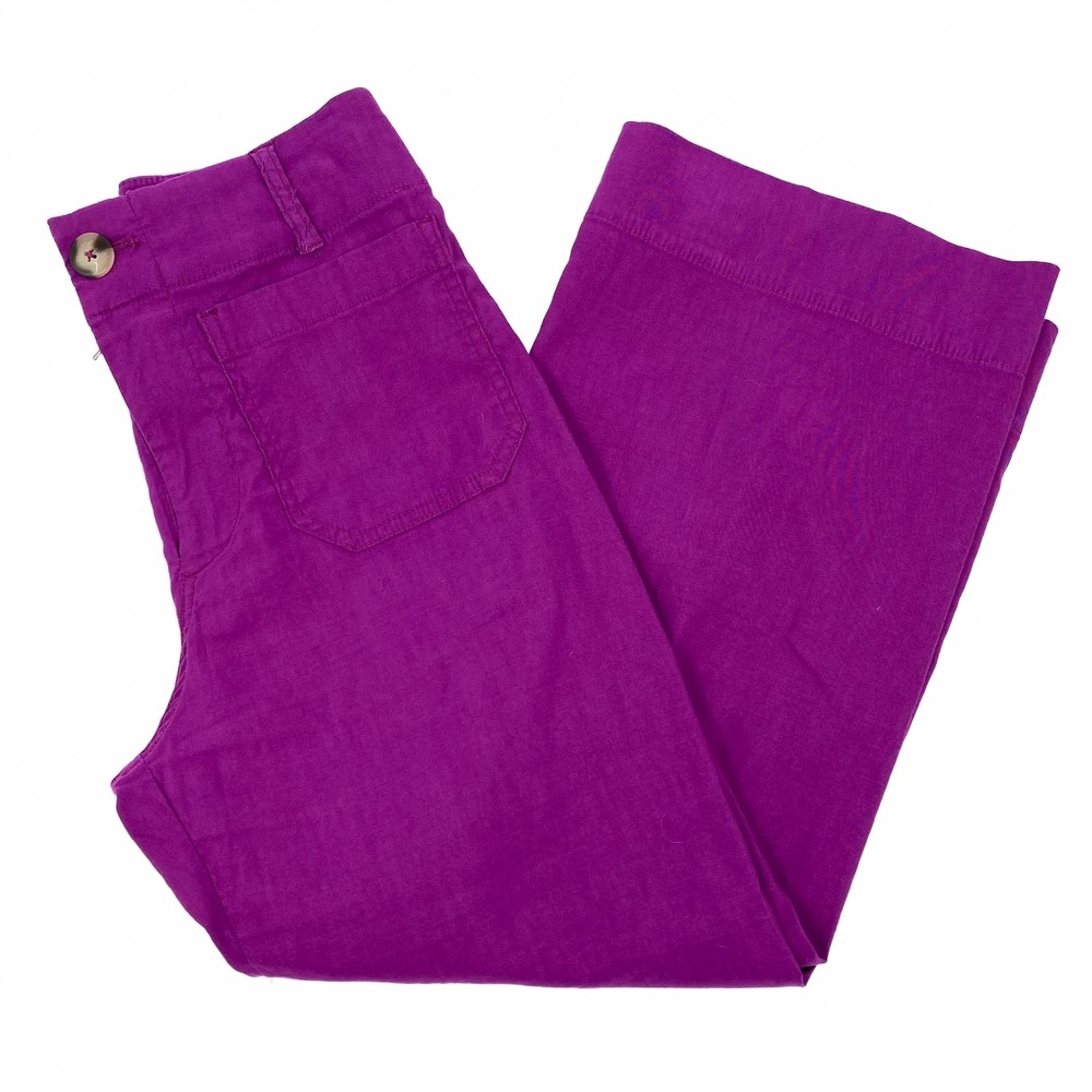 Maeve Purple Colette Wide Leg Pants | Womens 26P